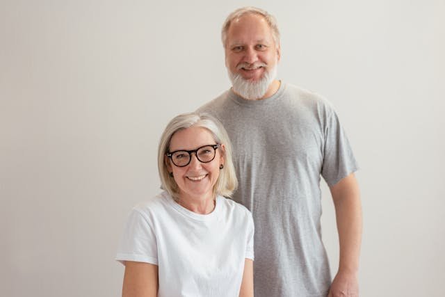 Clients reviewing their current financial position with Anchor Financial Advisors in Schaumburg, Illinois